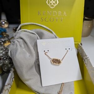 Kendra Scott Rose Gold Pendant Necklace